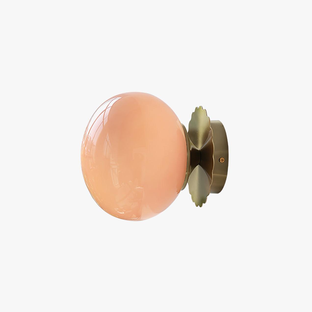 Marshmallow Lampe | Elegante Wandlampe aus Glas und Metall