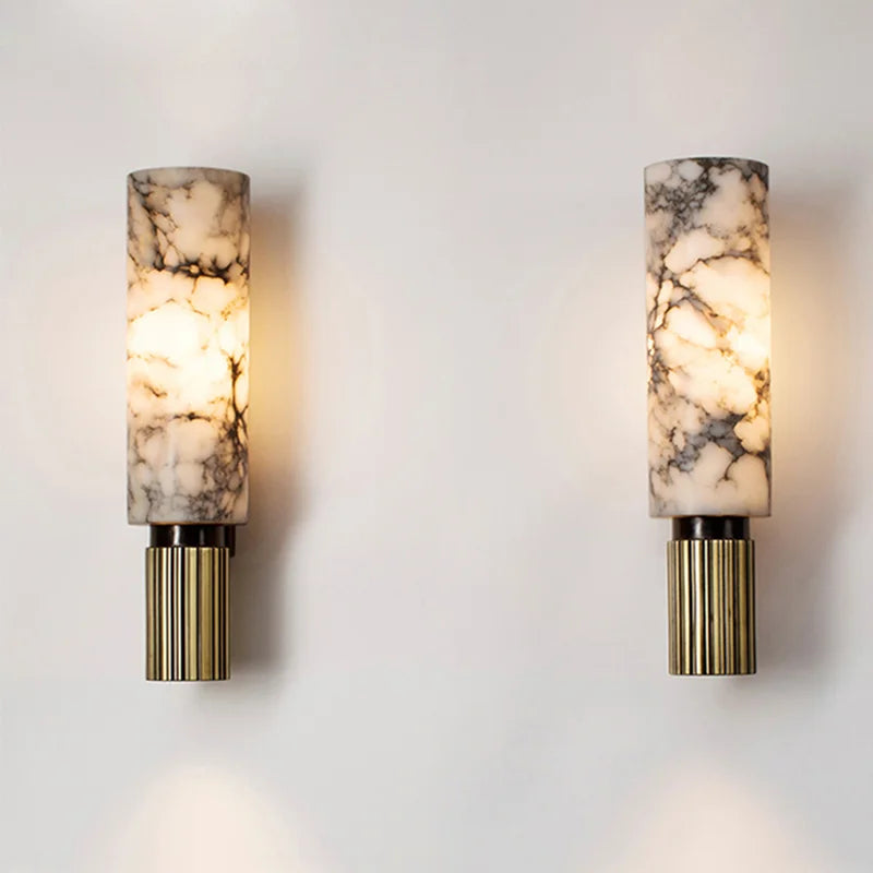 MarmorLumi | Exquisite Wandleuchte für stilvolle Räume