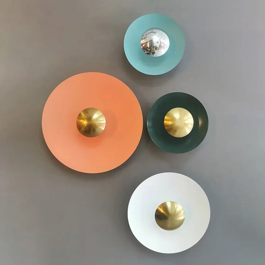 ColorWave | Moderne Runde LED-Wandlampe