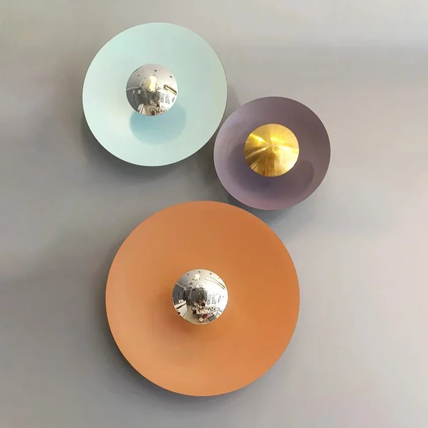 ColorWave | Moderne Runde LED-Wandlampe