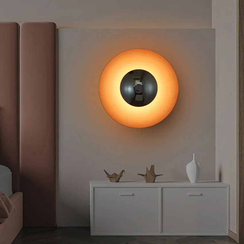 ColorWave | Moderne Runde LED-Wandlampe