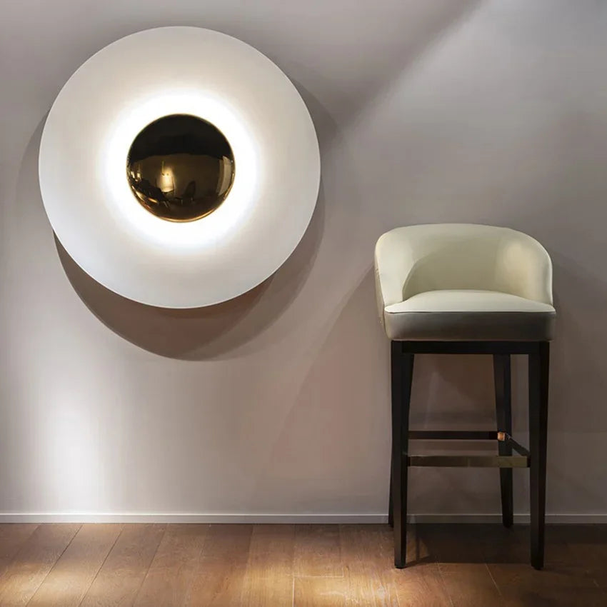ColorWave | Moderne Runde LED-Wandlampe