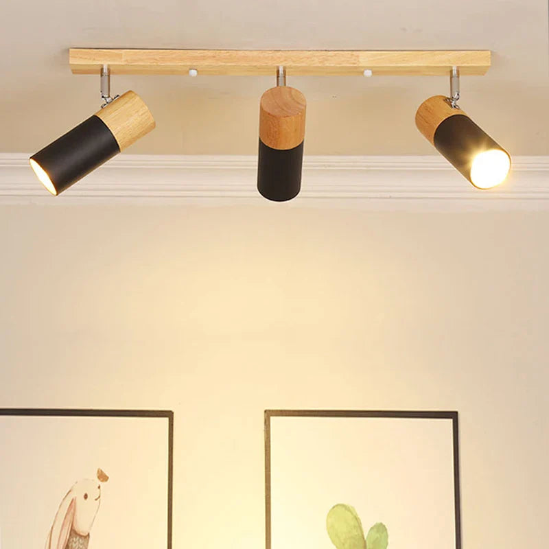 TrilieLight | Nordische Deckenleuchte aus Holz