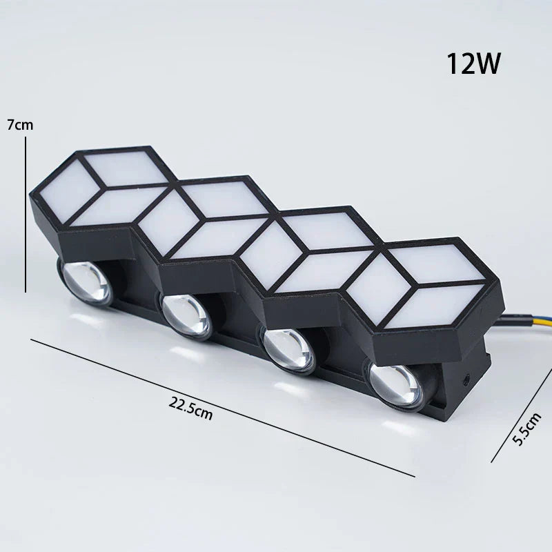 RainGuard | Wasserdichte LED-Wandleuchte für den Außenbereich