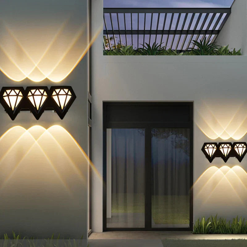 EdelBright | Wasserfeste Wandlampe für Außenbereiche