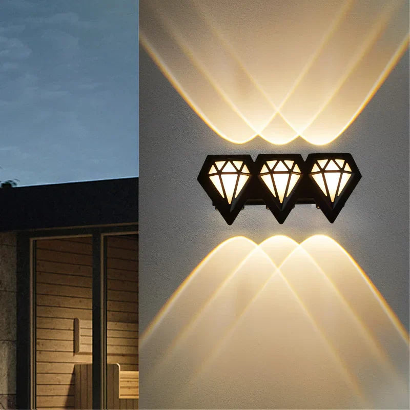 EdelBright | Wasserfeste Wandlampe für Außenbereiche