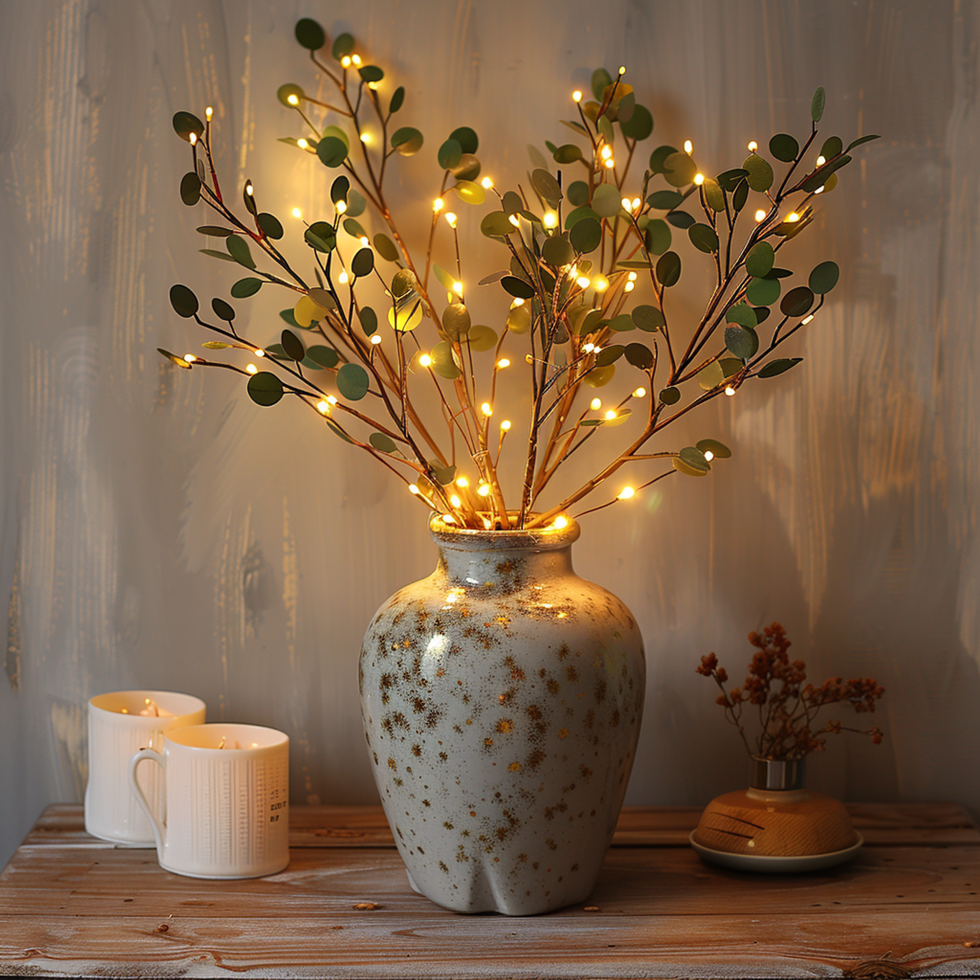 OliveMagic | Elegante olivgrüne LED-Tischlampe