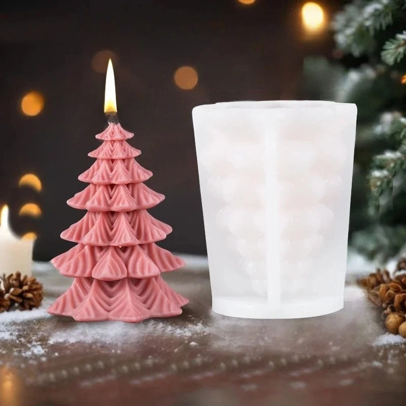 Kerzenzauber | Edle 3D-Weihnachtskerzenform