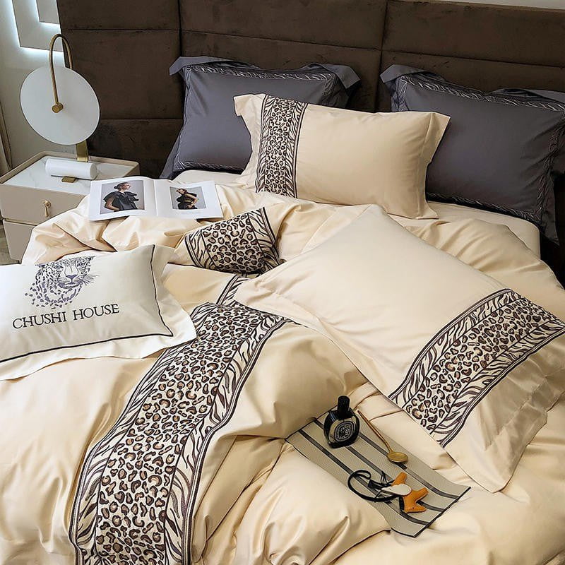 LeopardLuxe | Bettwäsche aus ägyptischer Baumwolle