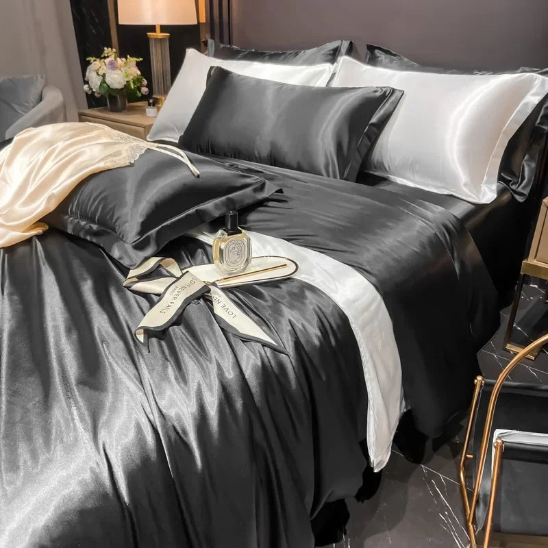 SilkDream | Luxuriöses Seidenbett-Set