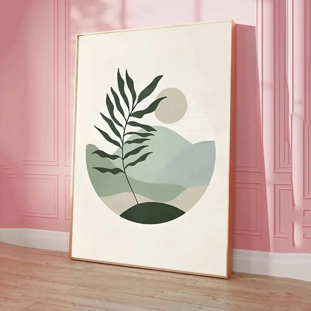 GreenMagic | Minimalistisches Plakat für eine natürliche Atmosphäre