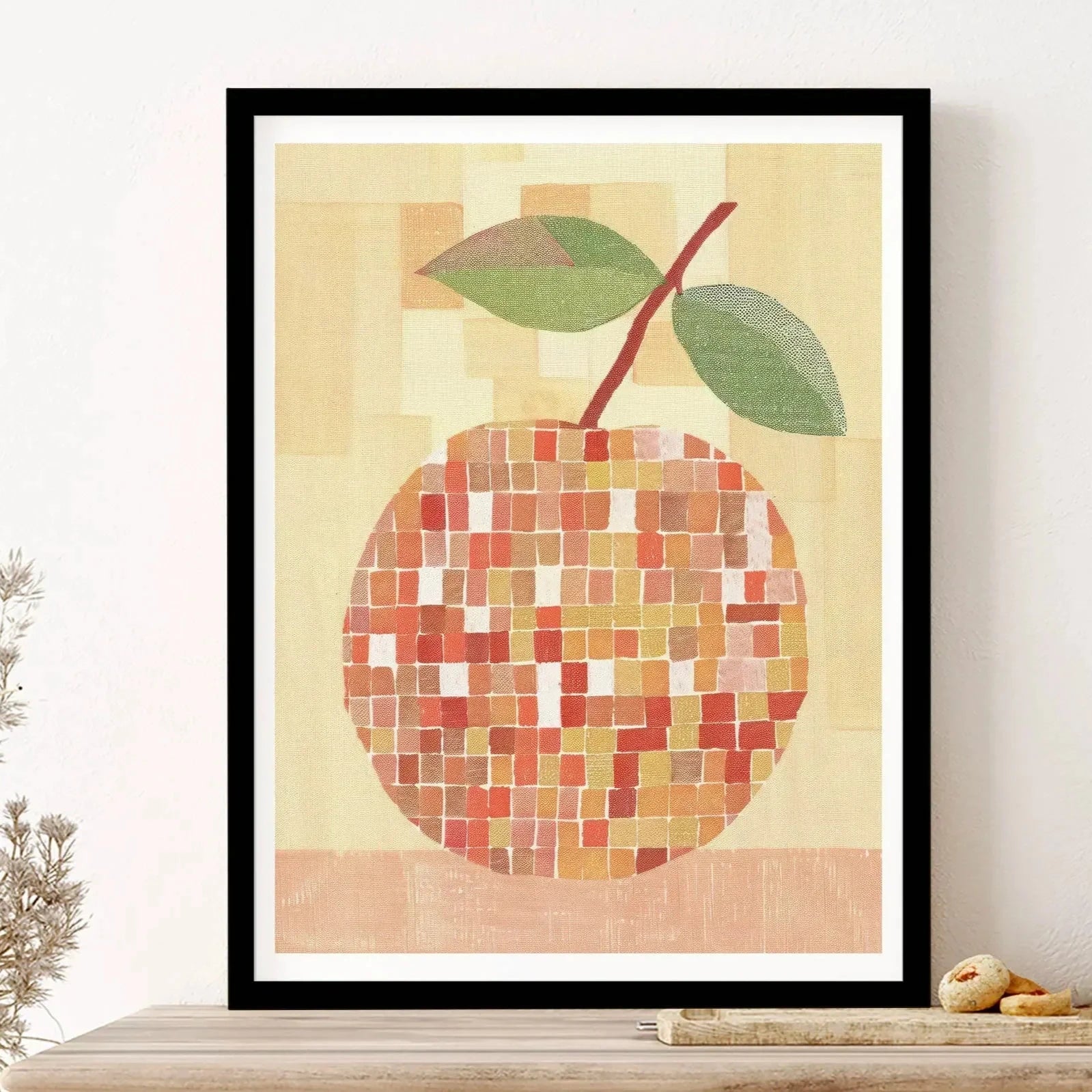 BerryGlitz | Wandposter mit glitzernder Erdbeere