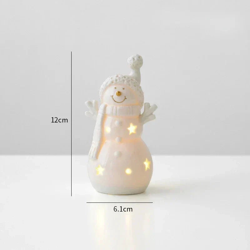 Schnuffelzauber | Beleuchteter Weihnachtsschmuck aus Keramik