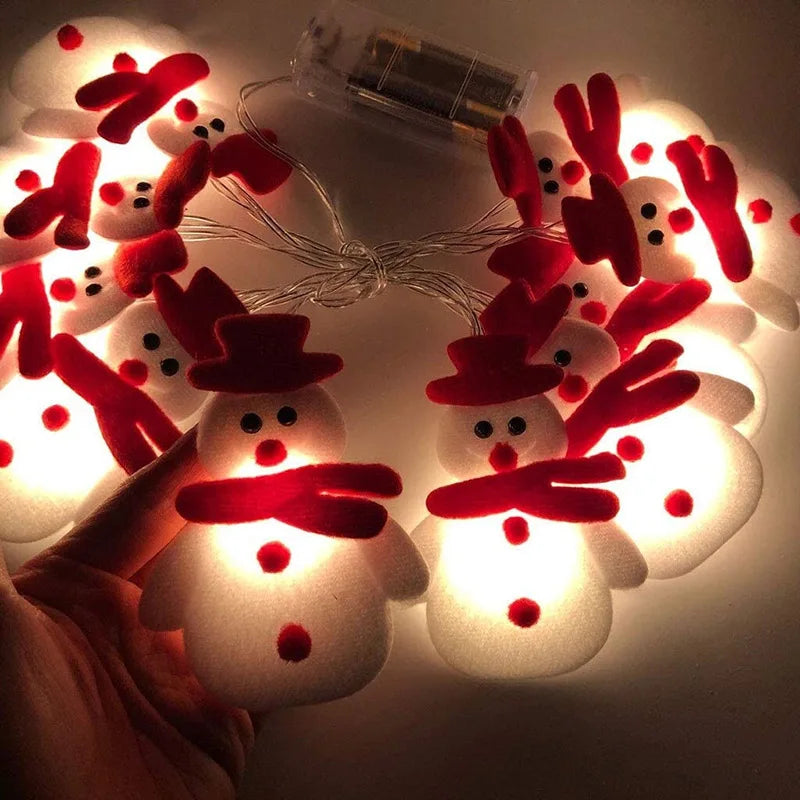 SchneeGlow | Kuschelige Schneemann Tischlampe