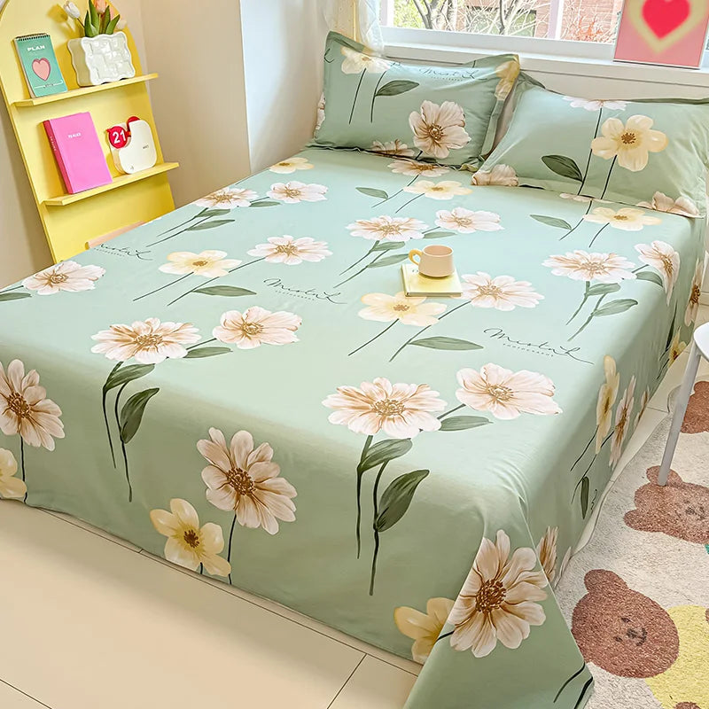 DreamBed | Klassisches Weiches Leinen Bettlaken Set