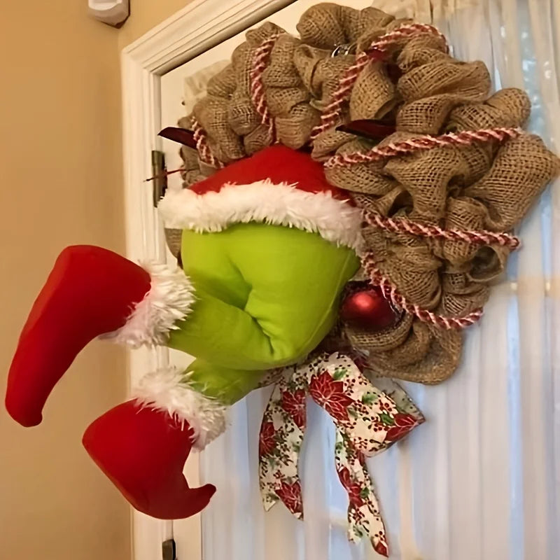 ElfWreath | Festlicher Weihnachtskranz mit Lappenbeinen