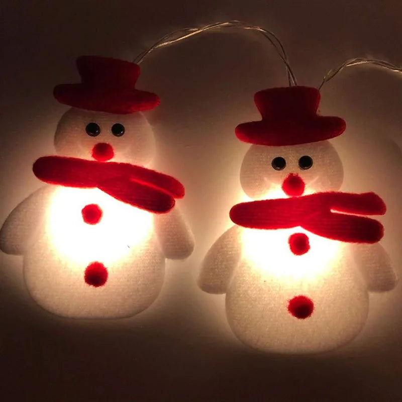 SchneeGlow | Kuschelige Schneemann Tischlampe