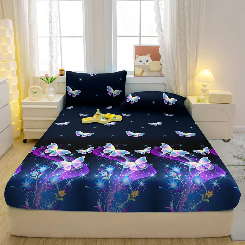DreamSoft | Luxus-Bettlaken mit Schmetterlingsmuster