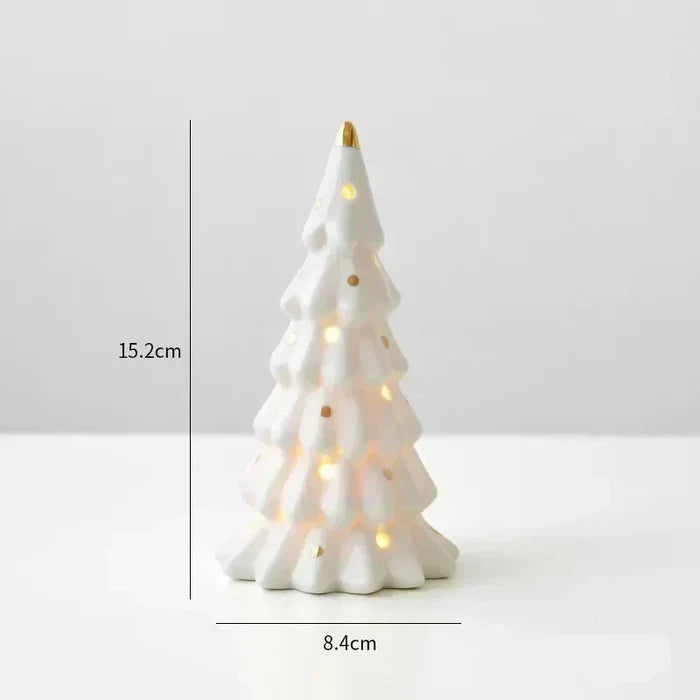 Schnuffelzauber | Beleuchteter Weihnachtsschmuck aus Keramik