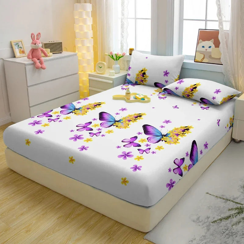 DreamSoft | Luxus-Bettlaken mit Schmetterlingsmuster