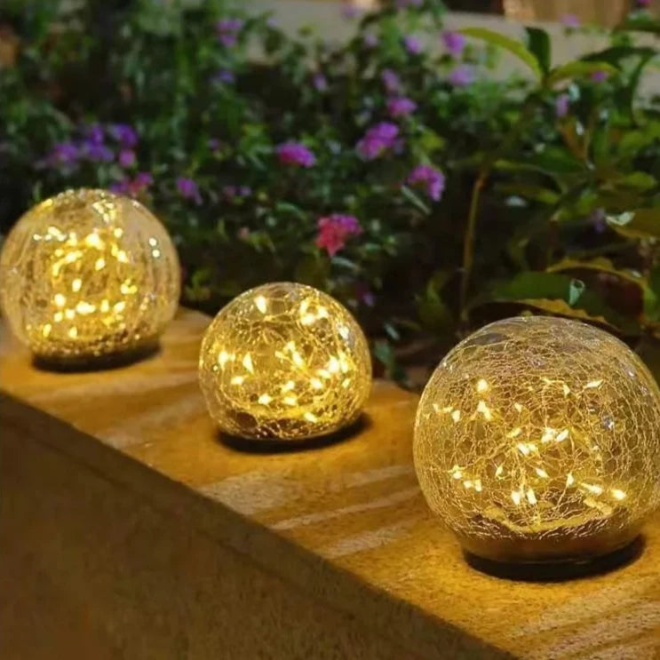 LeuchtKristall | Solar Gartenlampe mit Eleganter Atmosphäre