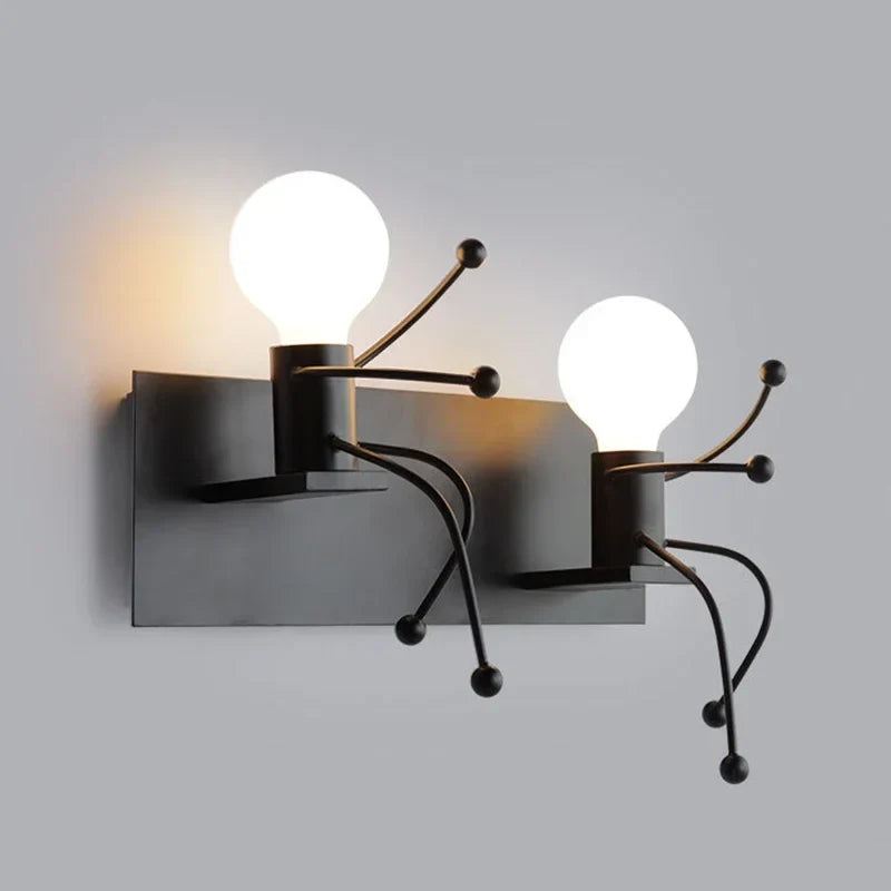 RobotWelt | Kreative Wandlampe für Kinderzimmer