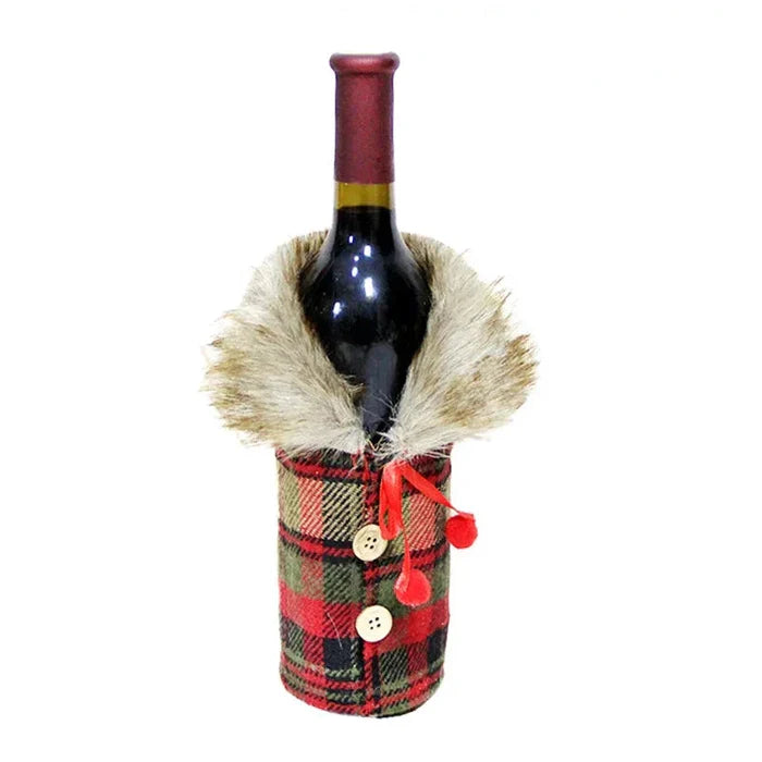 WeinHülle | Festliche Weinflaschenhülle für Weihnachten