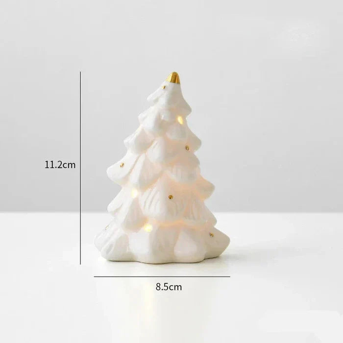 Schnuffelzauber | Beleuchteter Weihnachtsschmuck aus Keramik