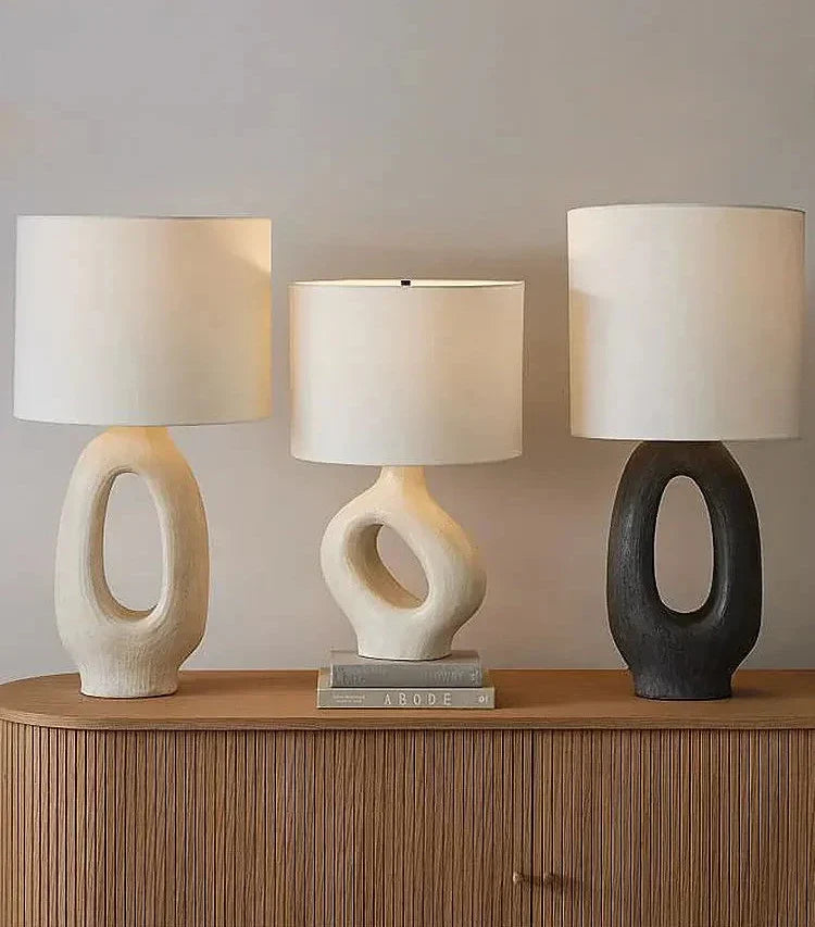 LumiLicht | Wabi-Sabi Tischlampe für stilvolle und natürliche Wohnräume