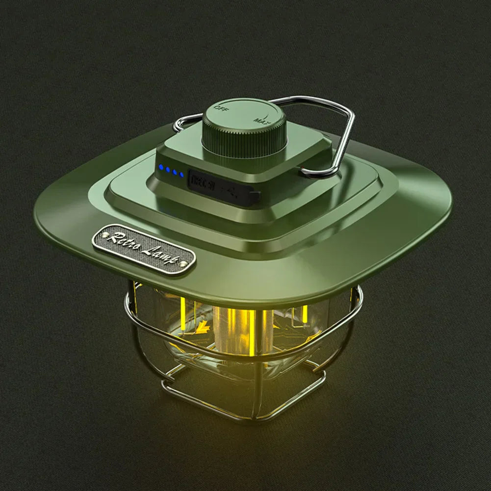VintageLeuchte | Wiederaufladbare LED Tischlampe im Retro Stil
