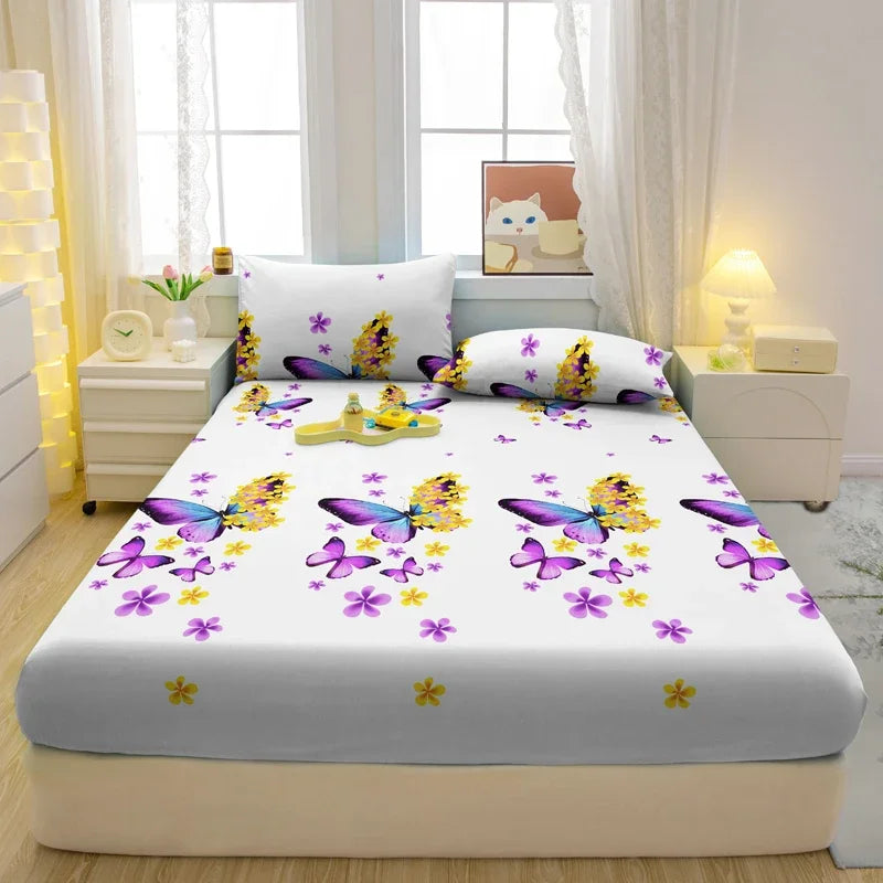 DreamSoft | Luxus-Bettlaken mit Schmetterlingsmuster