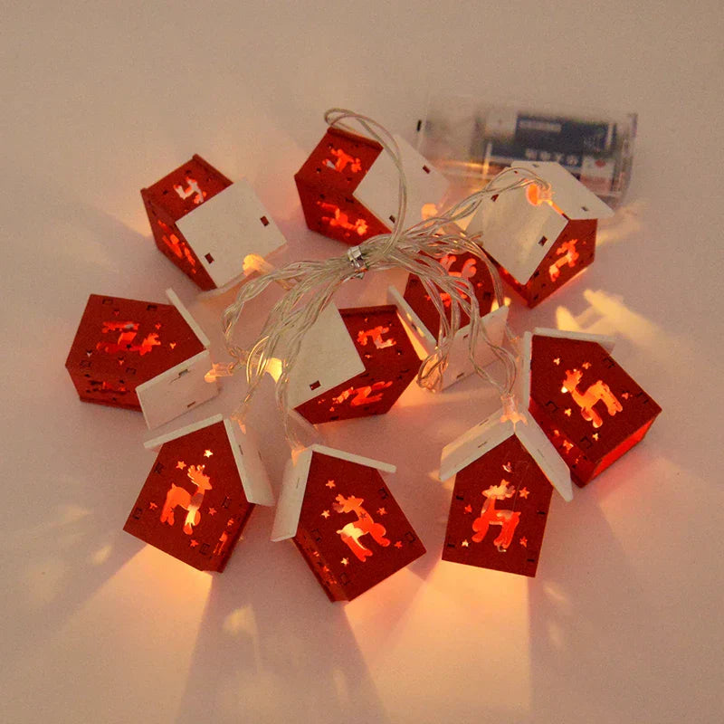 WoodenLight | Beleuchtete Weihnachtsdekoration aus Holz