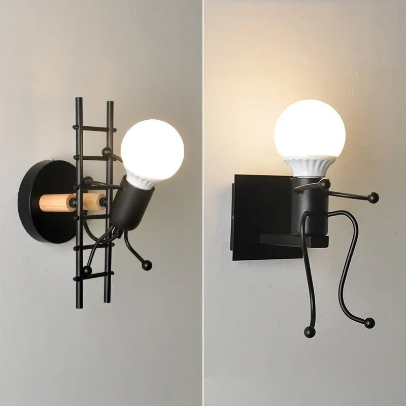 RobotWelt | Kreative Wandlampe für Kinderzimmer