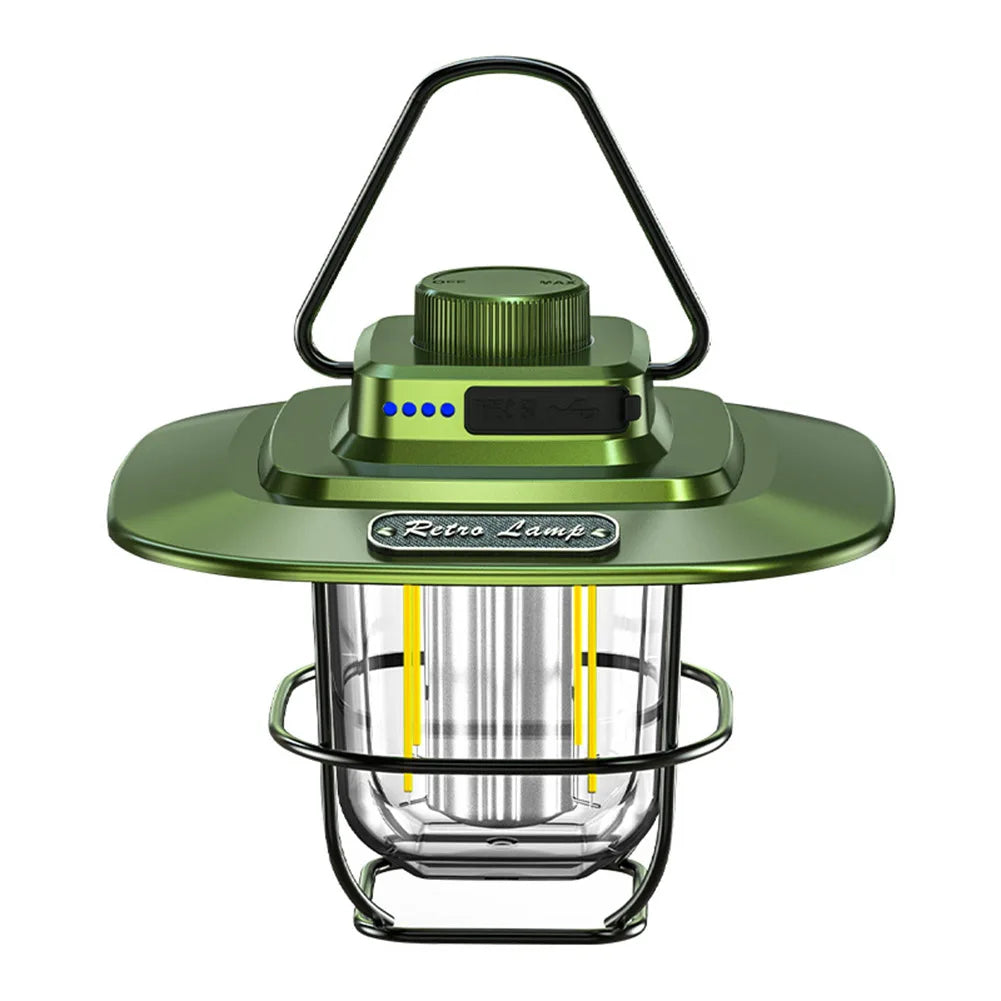 VintageLeuchte | Wiederaufladbare LED Tischlampe im Retro Stil