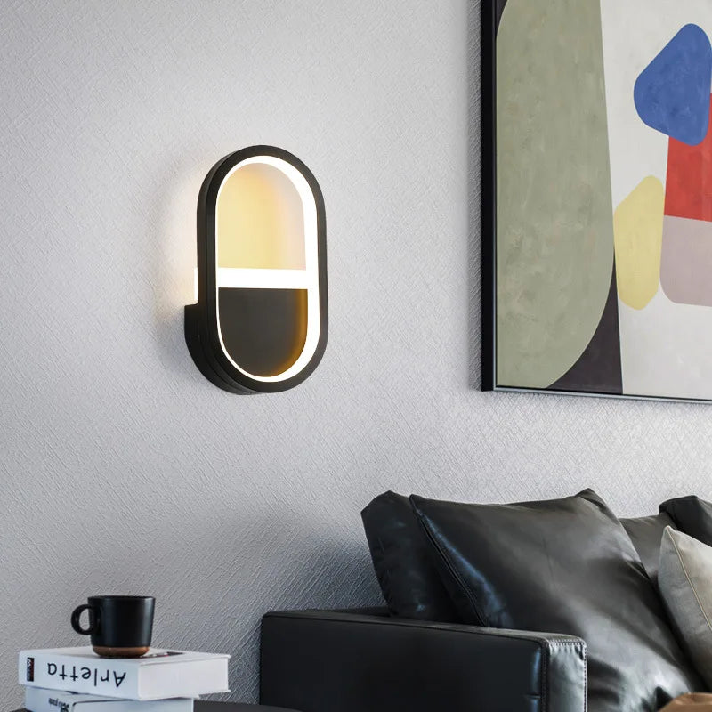 LineGlow | Moderne LED Wandleuchte aus Eisen