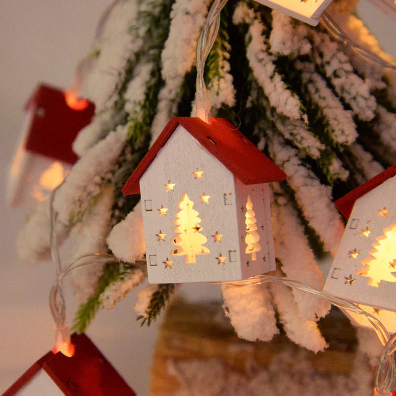 WoodenLight | Beleuchtete Weihnachtsdekoration aus Holz