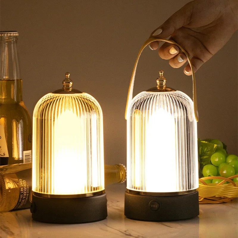 NostalLight | Klassische Vogelkäfig-Tischlampe