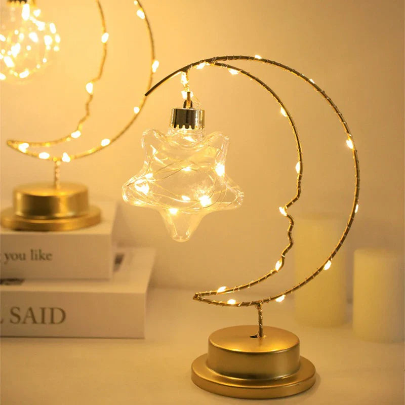 LumiNight | Elegante LED-Nachttischlampe