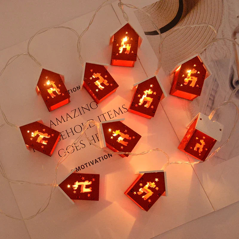 WoodenLight | Beleuchtete Weihnachtsdekoration aus Holz