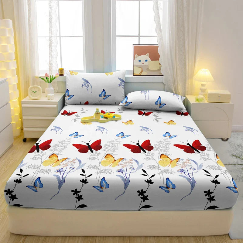 DreamSoft | Luxus-Bettlaken mit Schmetterlingsmuster