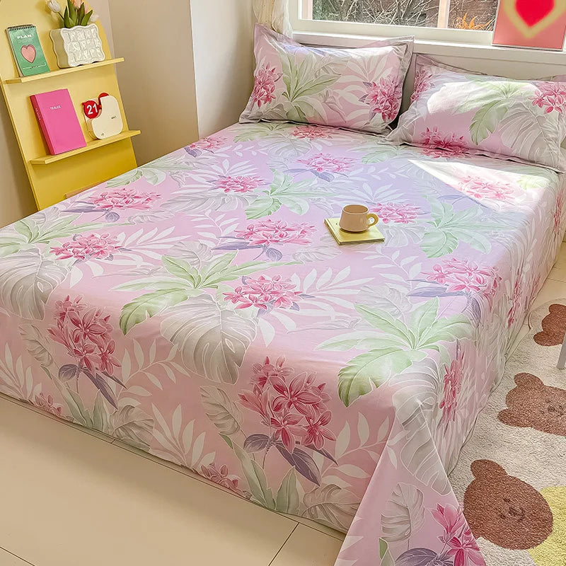 DreamBed | Klassisches Weiches Leinen Bettlaken Set