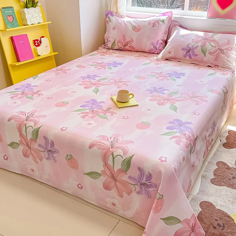 DreamBed | Klassisches Weiches Leinen Bettlaken Set