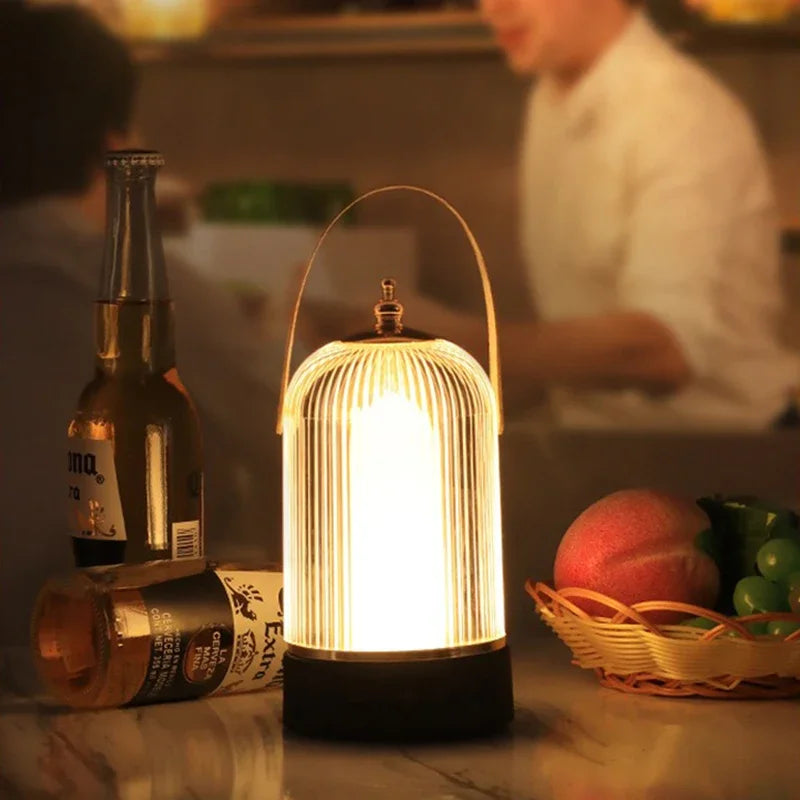 NostalLight | Klassische Vogelkäfig-Tischlampe