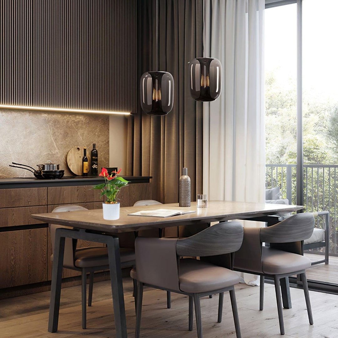 GlimmerLux | Elegante Glas-Pendelleuchte