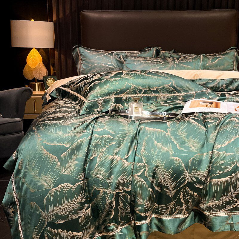 TropicalSleep | Tropischer Bettbezug aus ägyptischer Baumwolle