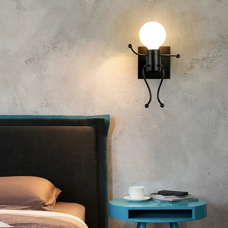 RobotWelt | Kreative Wandlampe für Kinderzimmer