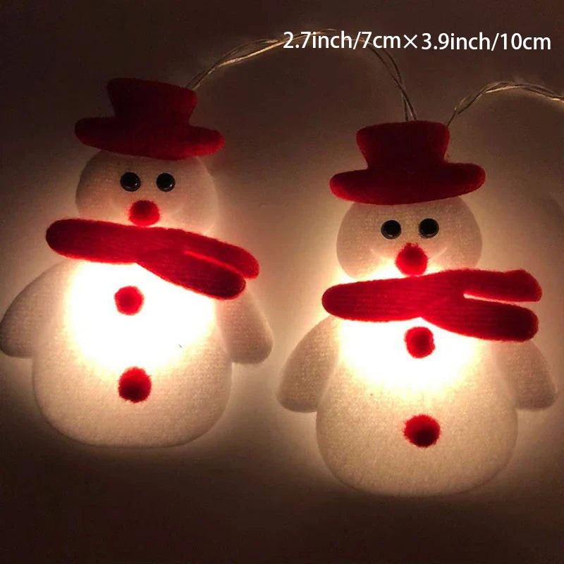 SchneeGlow | Kuschelige Schneemann Tischlampe