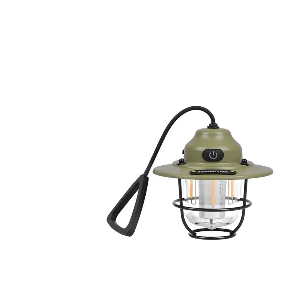 TischStrahl | Vintage Campinglampe für Outdoor Abenteuer