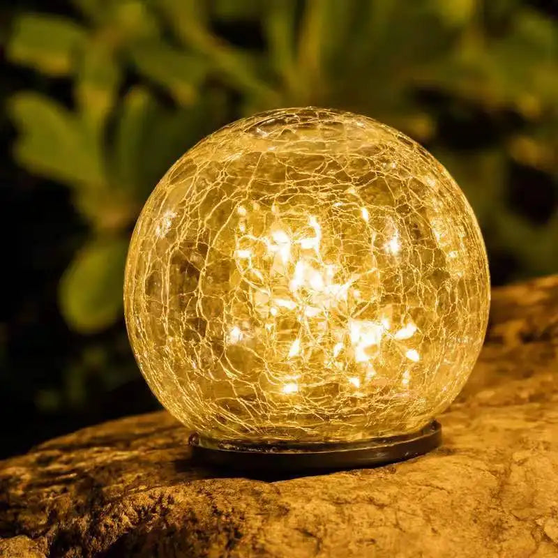 LeuchtKristall | Solar Gartenlampe mit Eleganter Atmosphäre