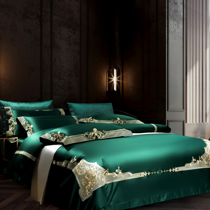 RoyalEmerald | Bettwäsche Set aus Ägyptischer Baumwolle